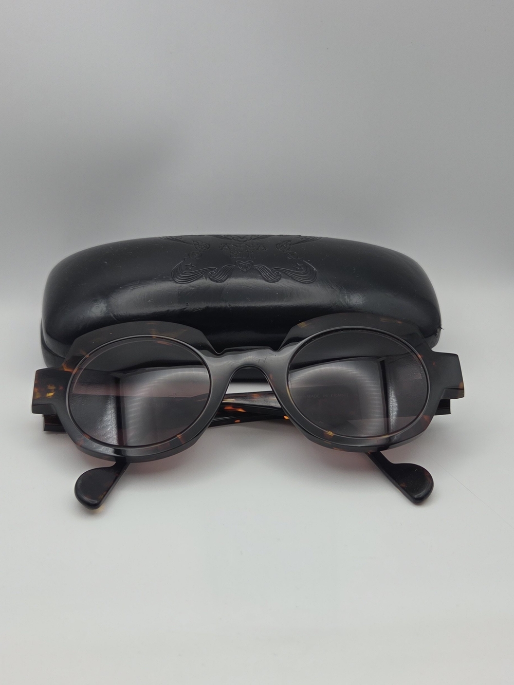 Anne & Valentin 'Sybil' Sunglasses | 8D12 Tortoise Geometric | Made in France